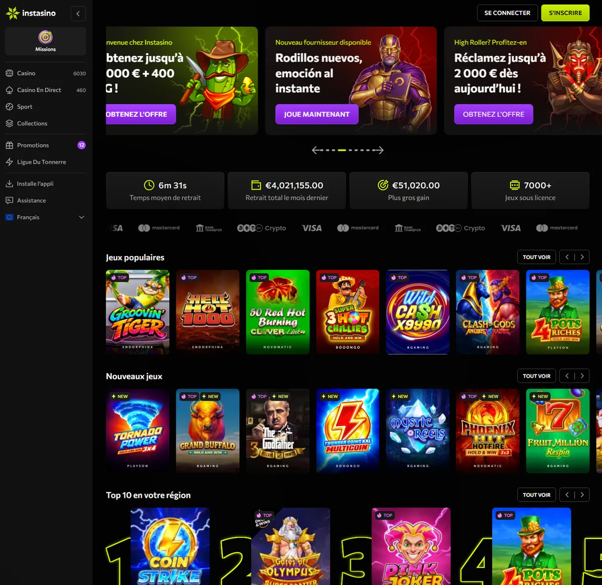 Instasino